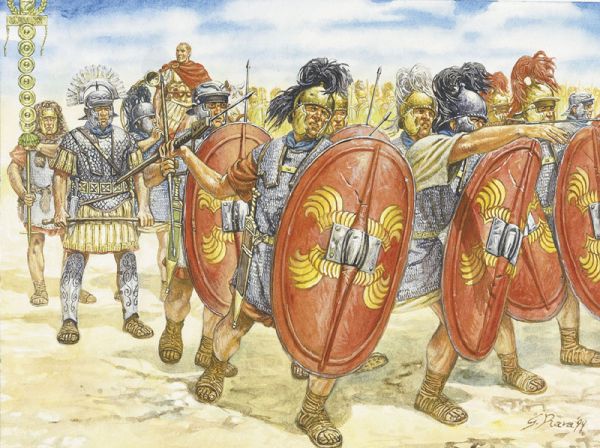 3x 25/28mm Ancient Roman Infantry Standards 5th 7th And 9th Legion Special Offer 