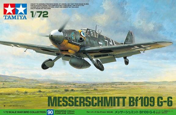 Maquette Messerschmitt Bf109 G6/G-14 'Hartmann' - Hasegawa 1:72 - Neuf (2 Kits)