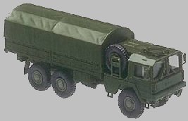 Image 0 of Herpa Minitanks 1/87 MAN 4520 7-Ton Cargo Truck w/Canvas-Type Cover