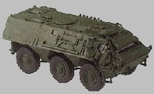 Image 0 of Herpa Minitanks 1/87 TPz Fuchs 6-Wheeled Transport Vehicle