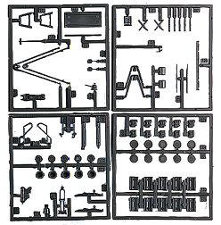 Image 0 of Herpa Minitanks 1/87 US/BW Maintenance Set; Oil Drums, Benches, Propane Tanks et