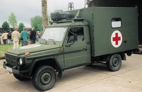 Image 0 of Herpa Minitanks 1/87 Mercedes Benz 250GD Army Ambulance