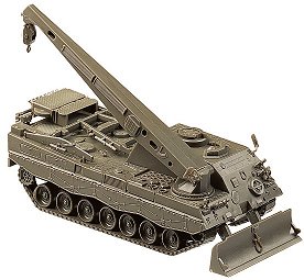 Image 0 of Herpa Minitanks 1/87 Bergepanzer 3 Buffel Armored Recovery Vehicle w/Crane & Plo