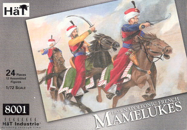 Hat 1/72 1805 Napoleonic French Mamelukes & Horses (24)