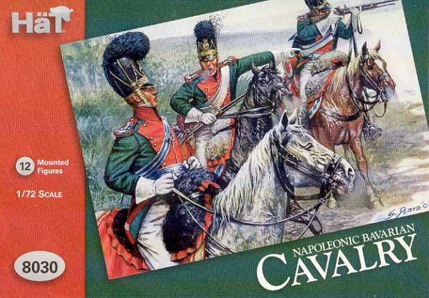 Hat 1/72 Napoleonic Bavarian Cavalry (12 Mtd)
