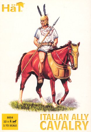 Hat 1/72 Punic War Italian Ally Cavalry (12)