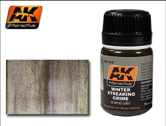 Image 0 of AK Interactive Winter Streaking Grime Enamel Paint 35ml Bottle