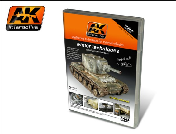 Image 0 of AK Interactive Winter Weathering Techniques for Invernal Vehicles PAL DVD