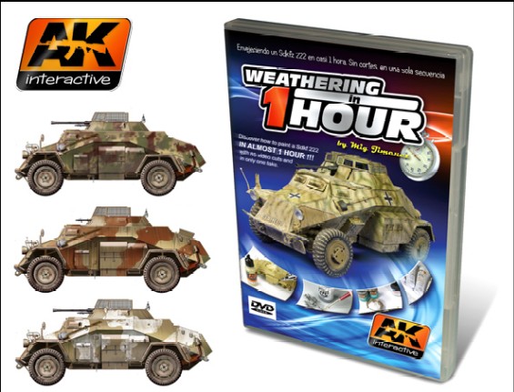 AK Interactive Weathering SdKf 222 in 1Hr PAL DVD