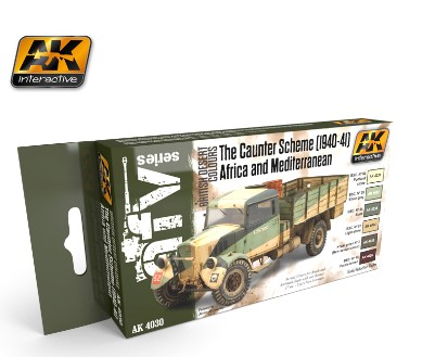 AK Interactive British Desert Colors Caunter Scheme 1940-41 Africa & Mediterrane