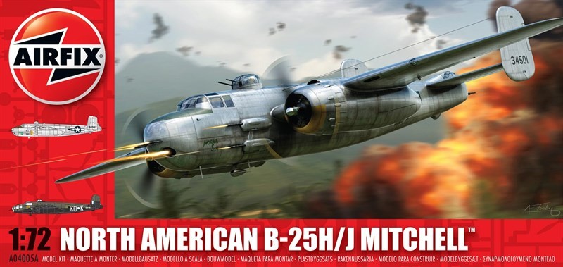 Image 0 of Airfix 1/72 B25H/J Mitchell Bomber