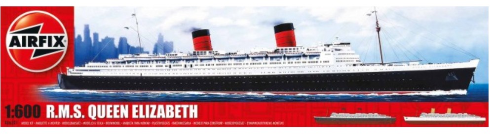 Image 0 of Airfix 1/600 RMS Queen Elizabeth Ocean Liner