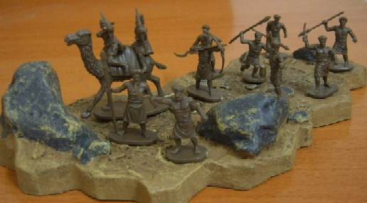 Caesar Miniatures 1/72 Biblical Era Arab Camel Riders & Bedouin (37 Figs, 2 Came