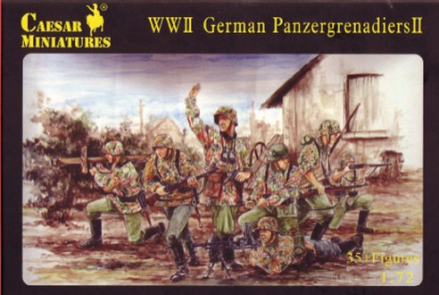 Caesar Miniatures 1/72 WWII German Panzergrenadiers II (36)