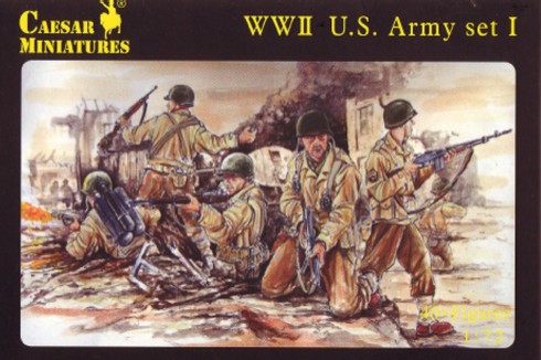 Caesar Miniatures 1/72 WWII US Army Set #1 (41)