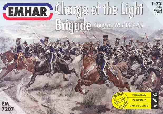 Image 0 of Emhar 1/72 Crimean War 1854-56 Charge of the Light Brigade (18 Mounted)