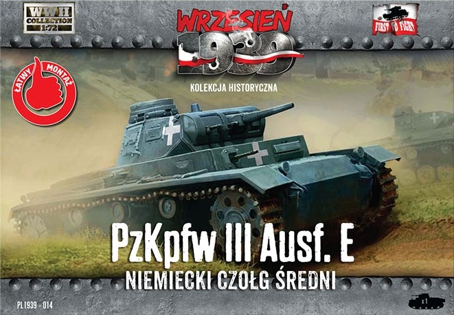 Image 0 of First To Fight 1/72 WWII PzKpfw III Ausf E German Medium Tank