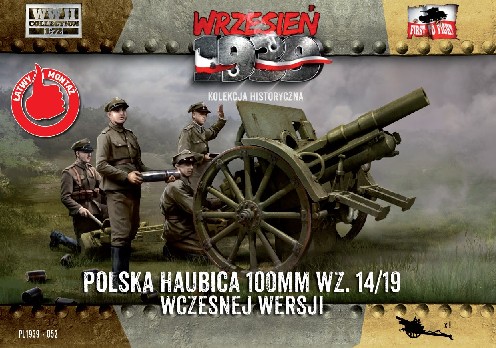 First To Fight Models 1/72 WWII 100mm Polish wz14/19 Early Version Howitzer