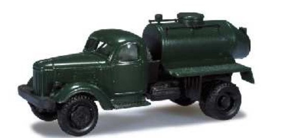 Image 0 of Herpa Minitanks 1/87 ZIL164 Army Truck w/Tank