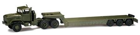 Image 0 of Herpa Minitanks 1/87 M931 US Army Semi Flatbed Truck
