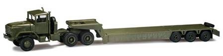 Image 0 of Herpa Minitanks 1/87 M931 US Army Semi Flatbed Truck