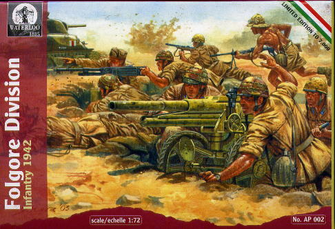 Hat 1/72 Waterloo: WWII Italian Infantry Folgore Div 1942 (44) 002