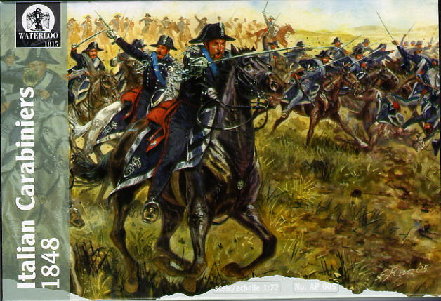 Image 0 of Hat 1/72 Waterloo: Italian Carabiniers Cavalry 1848 (12 Mtd)