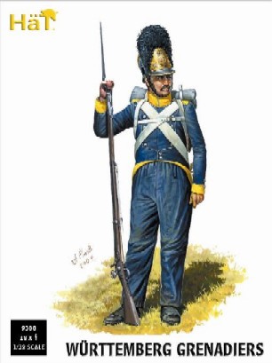 Image 0 of Hat 1/32 Napoleonic Wurttemberg Grenadiers (18)