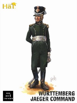 Image 0 of Hat 1/32 Napoleonic Wurttemberg Jaeger Command (18)