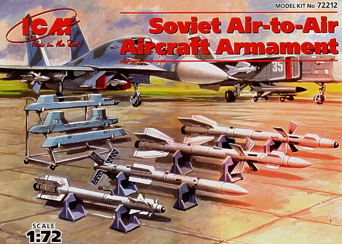Image 0 of ICM Models 1/72 Soviet Air-to-Air Aircraft Armament Set