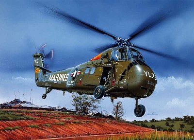 Image 0 of Italeri 1/72 UH34J Sea Horse Helicopter