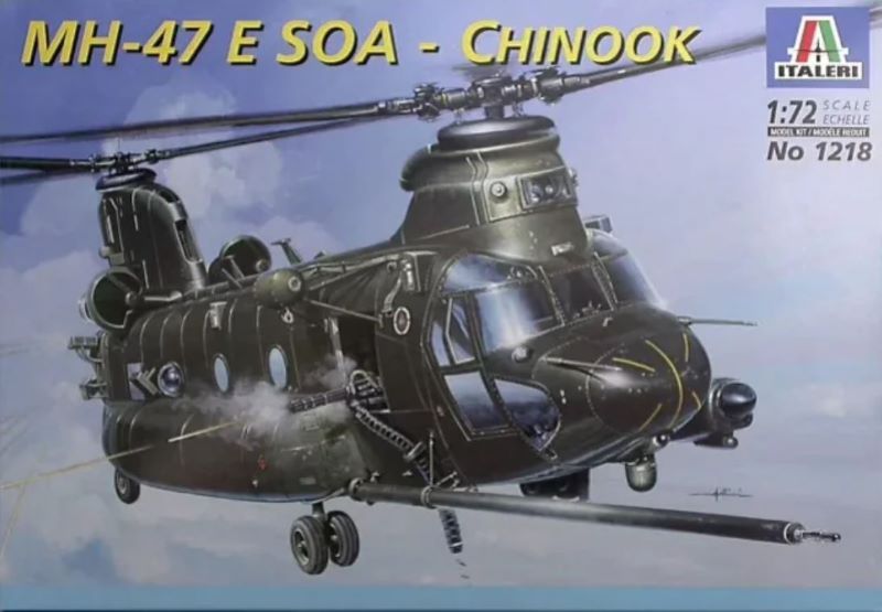 Image 0 of Italeri 1/72 MH47 E SOA Chinook Attack Helicopter