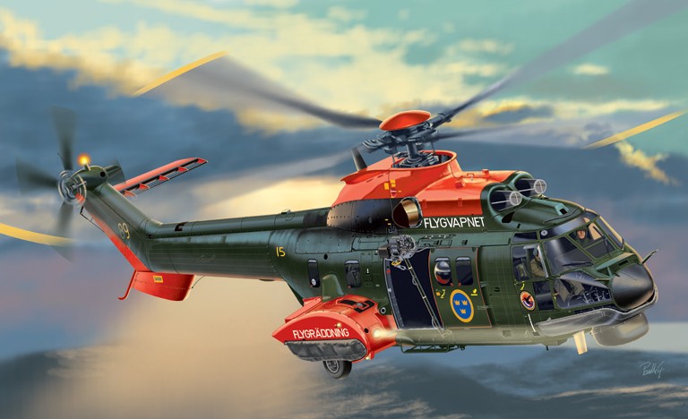 Image 0 of Italeri 1/72 AS532 Cougar Helicopter