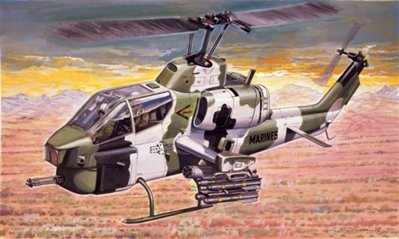 Image 0 of Italeri 1/72 AH1W Super Cobra Helicopter