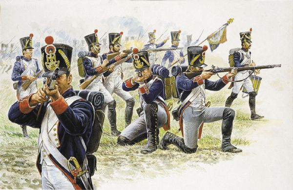 Italeri 1/72 Napoleonic War: French Line Infantry (50)