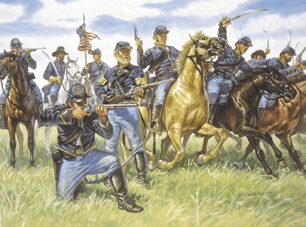 Image 0 of Italeri 1/72 Union Cavalry (17 Mtd)