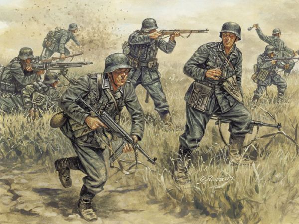 Italeri 1/72 WWII German Infantry (50)