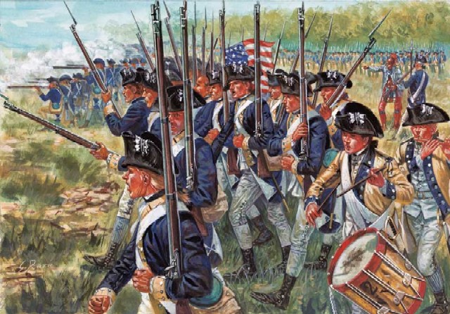 Italeri 1/72 Revolutionary War: American Infantry (48)