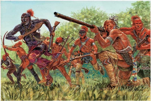 Image 0 of Italeri 1/72 Revolutionary War: Indian Warriors (48)