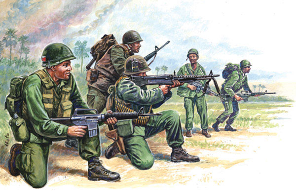 Image 0 of Italeri 1/72 Vietnam: US Special Forces (50)