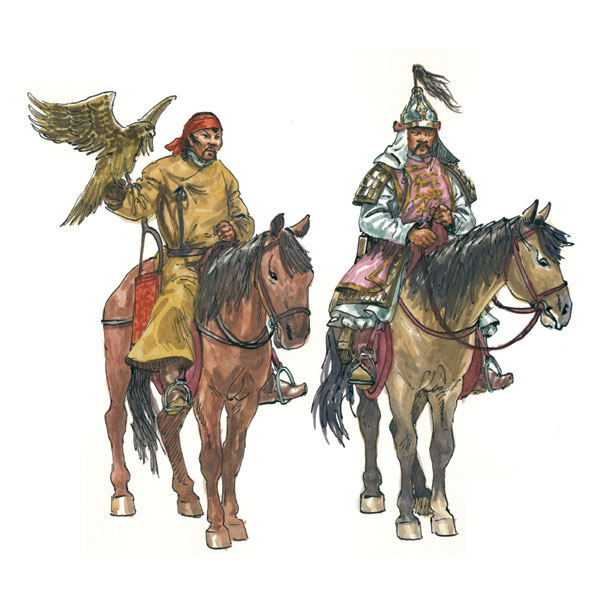 Italeri 6124 Mongol Cavalry Mongolische Kavallerie Modellbau Figuren 1/72 V-62