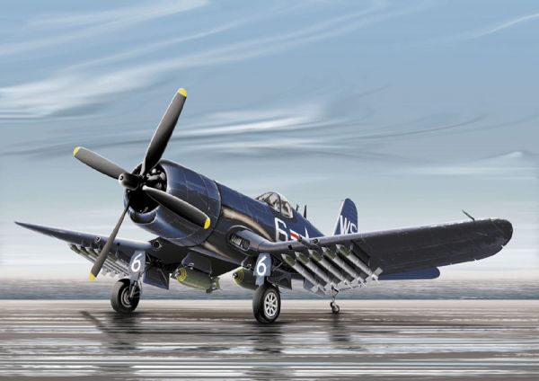 Image 0 of Italeri 1/72 F4U4B Corsair Aircraft