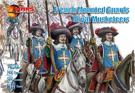 Mars Figures 1/72 French Guards Royal Musketeers (12 Mtd)