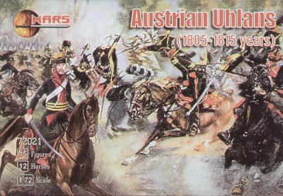 Mars Figures 1/72 Austrian Ulans 1805-15 (12 Mtd, 3 foot)