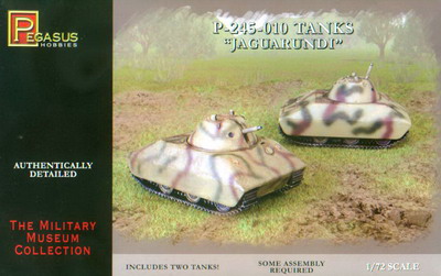 Image 0 of Pegasus  1/72 P245-010 Jaguarundi Tank (2) (Snap)