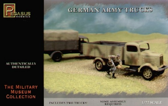 Image 0 of Pegasus  1/72 German Army Truck (2) (Snap)