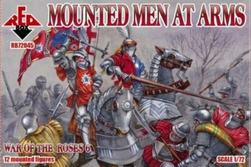 Image 0 of Red Box Figures  1/72 War of the Roses: Mounted Men at Arms (12 Mtd)