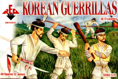 Image 0 of Red Box Figures  1/72 Korean Guerillas XVI-XVII Century (48)