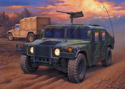 Image 0 of Revell 1/72 HMMWV M998/M1025 Military Vehicle (D)