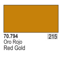 Vallejo Paints 35ml Bottle Metallic Red Gold Model Color